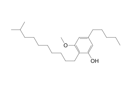 Phenol, 3-methoxy-2-(9-methyldecyl)-5-pentyl-