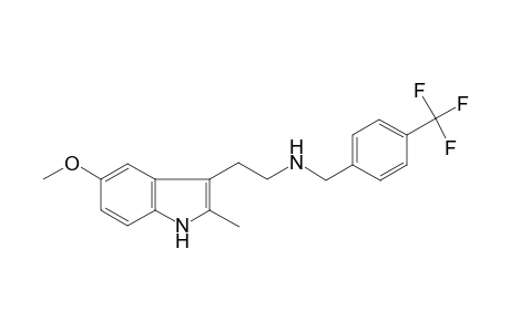 2-(5-Methoxy-2-methyl-1H-indol-3-yl)-N-[4-(trifluoromethyl)benzyl]ethanamine