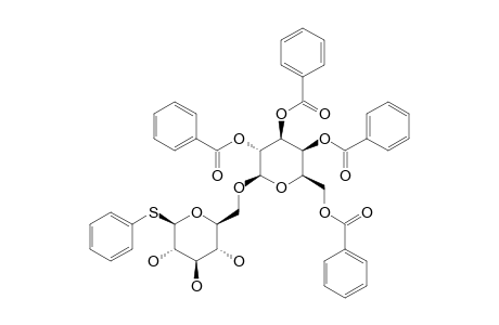 PHENYL-2,3,4,6-TETRA-O-BENZOYL-BETA-D-GALACTOPYRANOSYL-(1->6)-1-THIO-BETA-D-GLUCOPYRANOSIDE