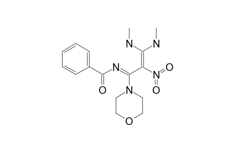 N-(3,3-BIS-(METHYLAMINO)-1-MORPHOLINO-2-NITROPROP-2-ENYLIDENE)-BENZAMIDE