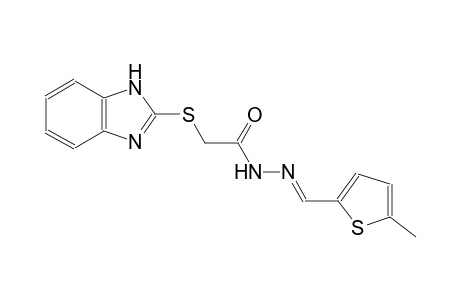 acetic acid, (1H-benzimidazol-2-ylthio)-, 2-[(E)-(5-methyl-2-thienyl)methylidene]hydrazide