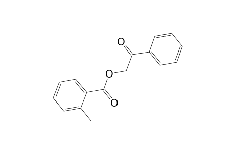 Benzoic acid, 2-methyl-, 2-oxo-2-phenylethyl ester