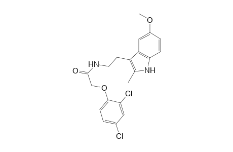 2-(2,4-Dichlorophenoxy)-N-[2-(5-methoxy-2-methyl-1H-indol-3-yl)ethyl]acetamide