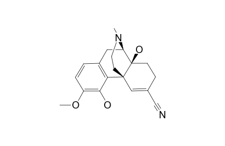 5,6-DIDEHYDRO-4,14-BETA-DIHYDROXY-3-METHOXY-17-METHYLMORPHINAN-6-CARBONITRILE