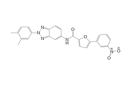 N-[2-(3,4-dimethylphenyl)-2H-1,2,3-benzotriazol-5-yl]-5-(3-nitrophenyl)-2-furamide
