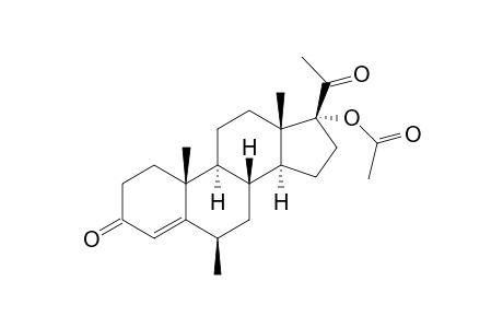 17-Hydroxy-6β-methylpregn-4-ene-3,20-dione, acetate