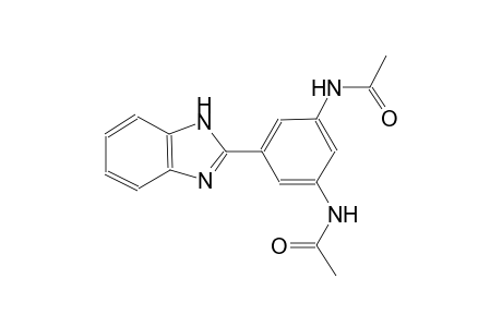N-[3-(acetylamino)-5-(1H-benzimidazol-2-yl)phenyl]acetamide