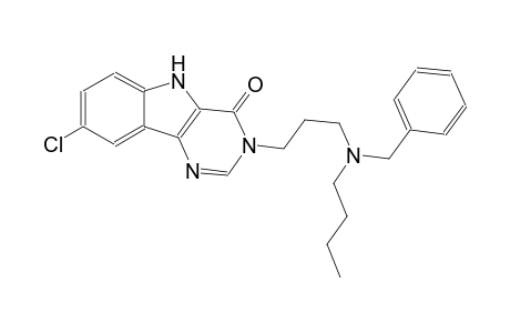 4H-pyrimido[5,4-b]indol-4-one, 3-[3-[butyl(phenylmethyl)amino]propyl]-8-chloro-3,5-dihydro-
