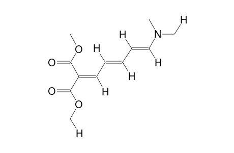 (E)-1,1-DIMETHOXYCARBONYL-6-DIMETHYLAMINO-1,3,5-HEXATRIENE