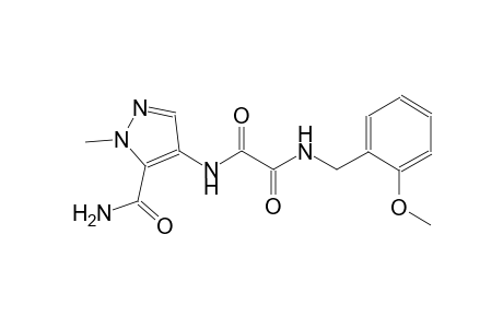 ethanediamide, N~1~-[5-(aminocarbonyl)-1-methyl-1H-pyrazol-4-yl]-N~2~-[(2-methoxyphenyl)methyl]-