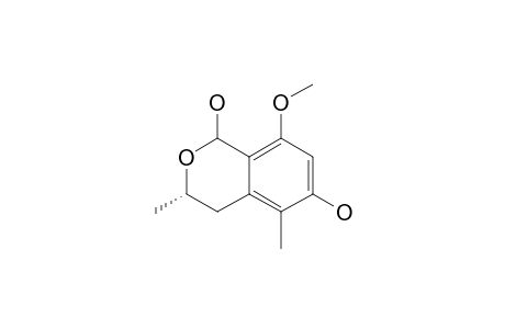 1,6-DIHYDROXY-3,5-DIMETHYL-8-METHOXYISOCHROMAN