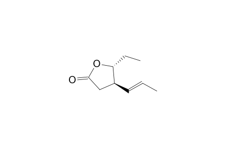 trans-5-Ethyl-4-prop-1-enyl-4,5-dihydrofuran-2(3H)-one
