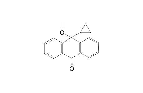 9-Cyclopropyl-9-methoxyanthrone