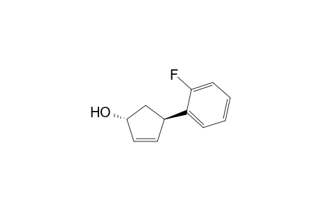 (1R,4R)-trans-4-(2'-Fluorophenyl)-cyclopent-2-enol