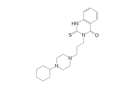 4(1H)-quinazolinone, 3-[3-(4-cyclohexyl-1-piperazinyl)propyl]-2,3-dihydro-2-thioxo-