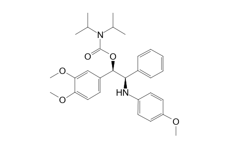 (1R,2R)-O-(N,N-Diisopropylcarbamoyl)-N-(p-methoxyphenyl)-1-(3,4-dimethoxyphenyl)-2-phenyl-2-aminoethanol
