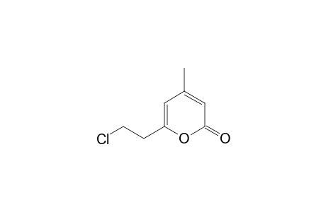 6-(2-Chloroethyl)-4-methyl-2H-pyran-2-one