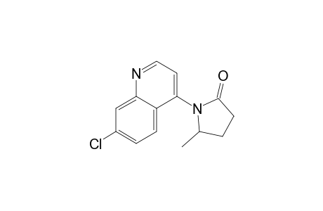 4-(5-Methyl pyrrolidin-2-on-1-yl)-7-chloroquinoline