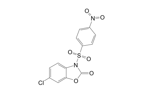 6-Chloro-3-[(4-nitrophenyl)sulfonyl]-1,3-benzoxazol-2(3H)-one