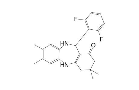 11-(2,6-difluorophenyl)-3,3,7,8-tetramethyl-2,3,4,5,10,11-hexahydro-1H-dibenzo[b,e][1,4]diazepin-1-one