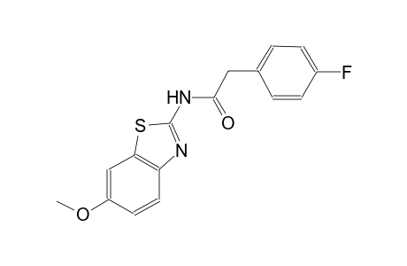 2-(4-fluorophenyl)-N-(6-methoxy-1,3-benzothiazol-2-yl)acetamide