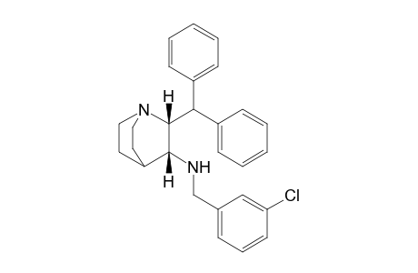 cis-2-(Diphenylmethyl)-N-[(3-chlorophenyl)methyl]-1-azabicyclo[2.2.2]octan-3-amine
