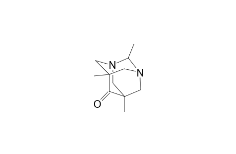 1,3-diazatricyclo[3.3.1.1~3,7~]decan-6-one, 2,5,7-trimethyl-
