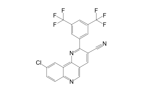 2-(3,5-Bis(trifluoromethyl)phenyl)-9-chlorobenzo[h][1,6]-naphthyridine-3-carbonitrile