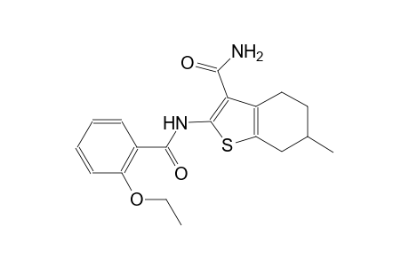 2-[(2-ethoxybenzoyl)amino]-6-methyl-4,5,6,7-tetrahydro-1-benzothiophene-3-carboxamide