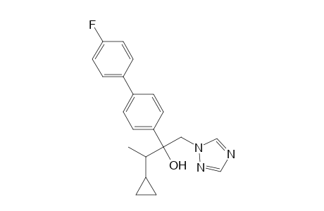3-Cyclopropyl-2-(4'-fluorobiphenyl-4-yl)-1-(1H-1,2,4-triazol-1-yl)butan-2-ol