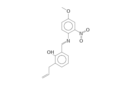 2-Allyl-6-((E)-[(4-methoxy-2-nitrophenyl)imino]methyl)phenol