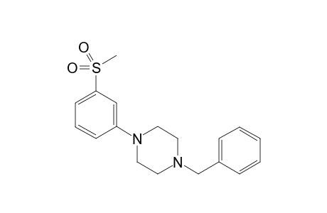 1-Benzyl-4-[3-(methylsulfonyl)phenyl]piperazine