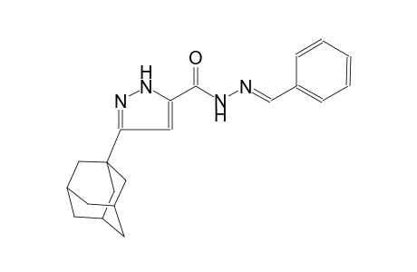 1H-pyrazole-5-carboxylic acid, 3-tricyclo[3.3.1.1~3,7~]dec-1-yl-, 2-[(E)-phenylmethylidene]hydrazide
