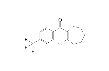 (2-chlorocyclohept-1-enyl)(4-(trifluoromethyl)phenyl)methanone