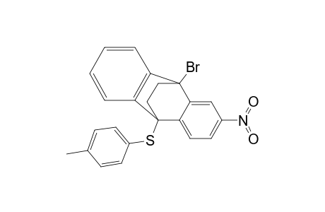 9-Bromo-2-nitro-9,10-dihydro-9,10-ethanoanthracen-10-yl p-tolyl sulfide