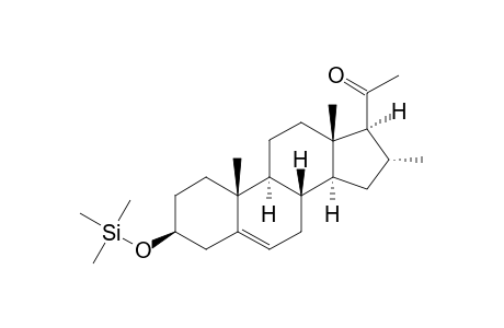 Trimethylsily derivative of 16.alpha.-methyl-3.beta.-hydroxypregn-5-en-20-one