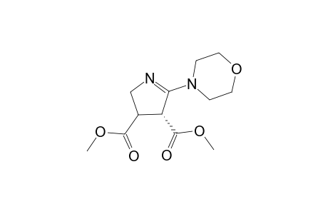 (E)-3,4-Bis(methoxycarbonyl)-2-morpholino-1-pyrroline