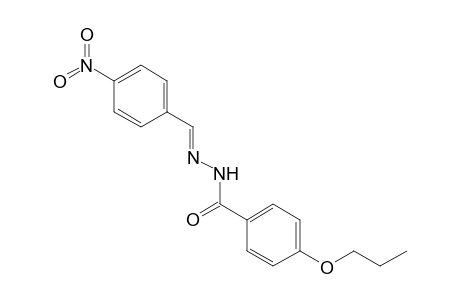 N'-[(E)-(4-Nitrophenyl)methylidene]-4-propoxybenzohydrazide