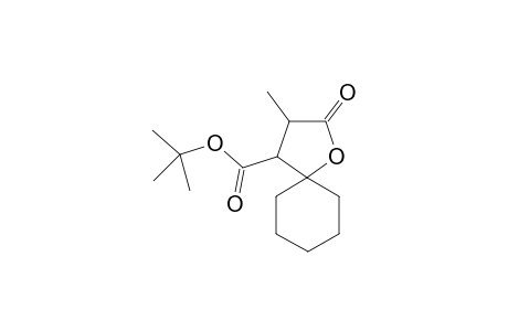 cis-Cyclohexanespiro-4'-[3'-[(1,1-dimethylethoxy)carbonyl]-2'-methyl-4'-butanolide]