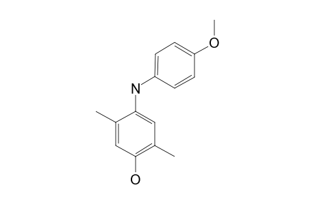 4-((4-METHOXYPHENYL)-AMINO)-2,5-DIMETHYLPHENOL