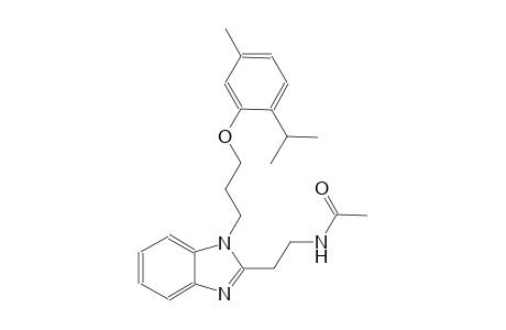 acetamide, N-[2-[1-[3-[5-methyl-2-(1-methylethyl)phenoxy]propyl]-1H-benzimidazol-2-yl]ethyl]-