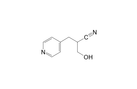 alpha-(hydroxymethyl)-4-pyridinepropionitrile