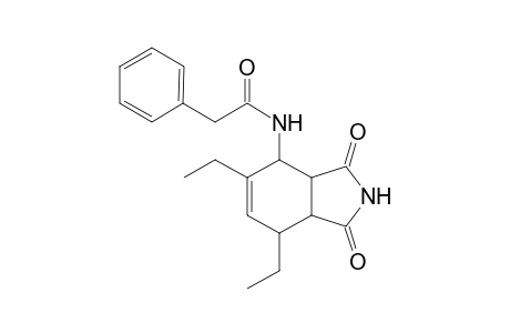 4-N-Phenylacetylamino-5,7-diethyl-cis-3a,4,7,7a-tetrahydro-isoindol-1,3-dione