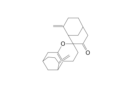 Spiro[bicyclo[3.3.1]nonane-2,2'-[5,9]methano[2H]cycloocta[b]pyran]-3-one, 3',4',5',6',7',8',9',10'-octahydro-6',8-bis(methylene)-