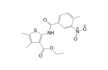 ethyl 4,5-dimethyl-2-[(4-methyl-3-nitrobenzoyl)amino]-3-thiophenecarboxylate