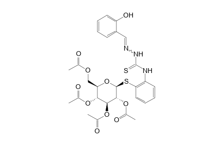 SALICYLALDEHYDE, 4-[o-(beta-D-GLUCOSYLTHIO)PHENYL]-3-THIOSEMICARBAZONE, TETRAACETATE