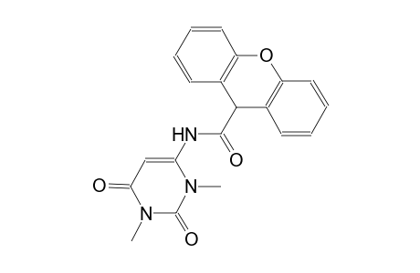 N-(1,3-dimethyl-2,6-dioxo-1,2,3,6-tetrahydro-4-pyrimidinyl)-9H-xanthene-9-carboxamide