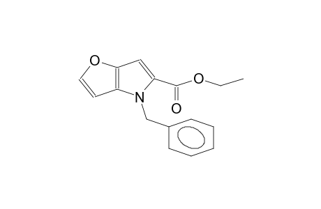 N-Benzyl-furo(3,2-B)pyrrole-5-carboxylic acid, ethyl ester