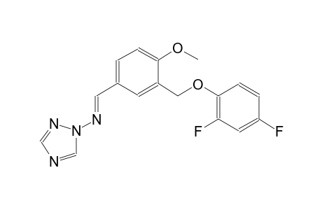 N-((E)-{3-[(2,4-difluorophenoxy)methyl]-4-methoxyphenyl}methylidene)-1H-1,2,4-triazol-1-amine