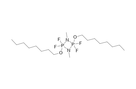 1,3,2,4-Diazadiphosphetidine, 2,2,4,4-tetrafluoro-2,2,4,4-tetrahydro-1,3-dimethyl-2,4-bis(octyloxy) -